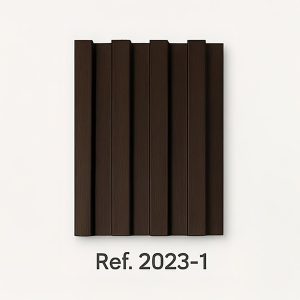 Panel decorativo de madera WPC - Black - Negro